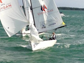 Lethinen verlor in 18 Rennen nur zweimal, kam im Halbfinale aber nur knapp mit 3:2 ins Finale. © Sail Sheboygan
