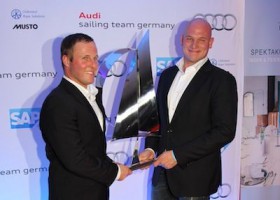 Die Segler des Jahres: WM-Silbermedaillen-Gewinner im Star Robert Stanjek und Frithjof Kleen. © STG/Kähl