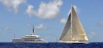 Ernesto Bertarelli: „Vava II“ Superyacht trifft J-Class „Ranger“ in der Karibik