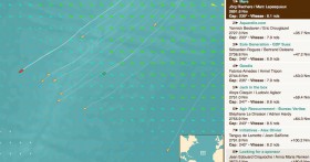 "mare" ist im Norden über das Feld gezogen. Aber die drohende Flaute und der große Querabstand zu Feld sorgen für Gefahr.