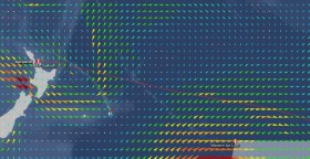 Das Feld nähert sich der Eiszone und muss bald wieder nach Norden abdrehen. Abu Dhabi hetzt hinterher.