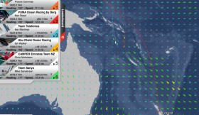 Das Volvo-Ocean-Race-Feld ist immer noch zweigeteilt. Die West-Gruppe hat in der Abdeckung der Salomon-Inseln weniger verloren, als vermutet.