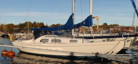 Sportlicher Plan. Lundvall war mit einer Marieholm 26 nach Australien unterwegs bis der Mast brach. © Interpol