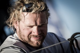Michael Müller, deutscher Hochsee-Held gewinnt die Königsetappe beim Volvo Ocean Race mit Puma. © IAN ROMAN/Volvo Ocean Race