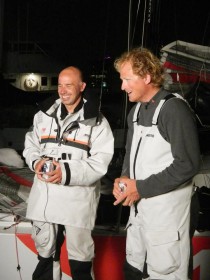 Jörg Riechers und Ryan Breymaier freuen sich in New York über den Sieg bei der Atlantic Cup Langstrecke. © Atlantic Cup