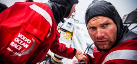 Michi Müller kämpft auf den letzten Meilen. Platz drei könnte in der Gesamtwertung zu Rang zwei verhelfen.© Amory Ross/PUMA Ocean Racing/Volvo Ocean Race