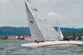 Schief und schnell. 30er am Schwäbischen Meer. © Internationale Vereinigung der 30 qm Schärenkreuzerklasse