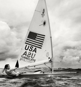 Tunnicliffe war 2008 Olympiasiegerin im Laser Radial. Jetzt will sie Gold im Match Race. © Lippman/ESPN