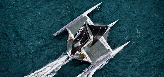 Schnellste MOD70 beim Krys-Ocean-Race: spindraft racing©Th.Martinez