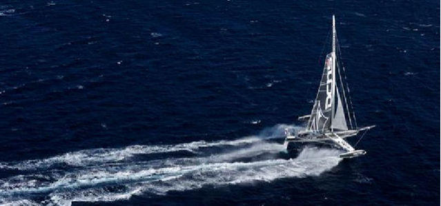 So könnte die Hydroptère bald auf über den Pazifik rasen©Thomas Lesage