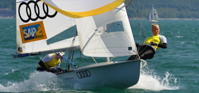 Annika Bochmann und Elisabeth Panuschka gewinnen am Ende überlegen die Junioren EM. © FVR
