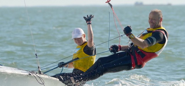 Meike Schomäker und Holger Jess waren von ihrem WM Ergebnis enttäuscht. © Favreau/Worlds 2012