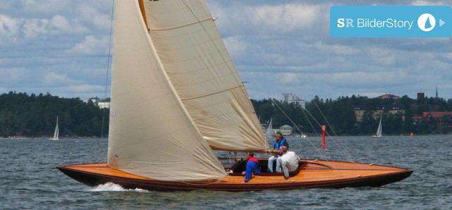 `Kaa´ segelt in Nynäshamn Ende Juli. © Jorma Rautapää