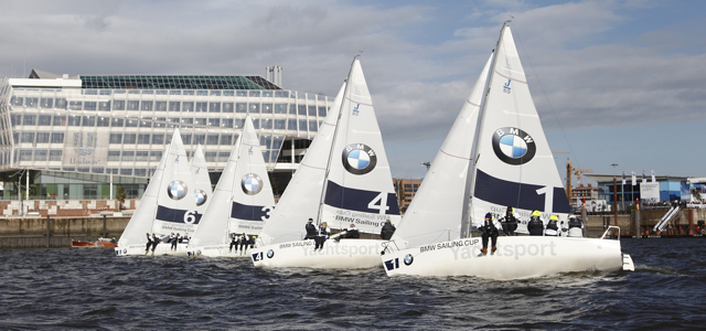 Knackige Bedingungen für die 6 Amateur-Finalisten © BMW