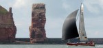 Black Maggy auf Rekordfahrt vor Helgoland © spezialbootsbau