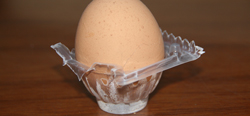 Einfach Eierbecher Lösung für den Bordgebrauch © H. Mühlbauer