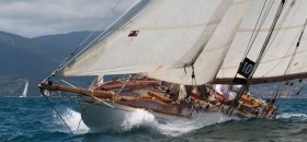 Die 103 Jahre alte `Cintra´ hatte ihren letzten großen Auftritt bei der Rolex Trophy in Porotfino 2009. © Rolex/Borlenghi Die 103 Jahre alte `Cintra´ hatte ihren letzten großen Auftritt bei der Rolex Trophy in Porotfino 2009. © Rolex/Borlenghi