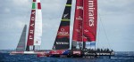 America’s Cup: Erstes Two-Boat-Training, Luna Rossa Mann beim Flügel-Setzen verletzt