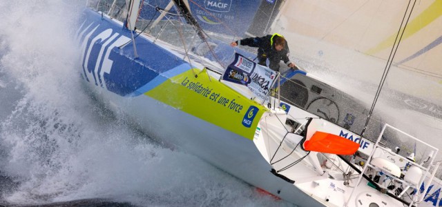 Francois Gabart gibt bei der Vendée Globe unaufhaltsam Gas. © JEAN-MARIE LIOT / DPPI / VENDEE GLOBE