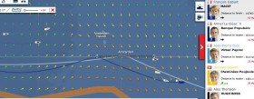 Die Situation bei der Vendée Globe am 12.12. Francois Gabart hat 20 Minuten vor Armel Le Cléac’h das Amsterdam Gate passiert. Thomson steuert einen nördlicheren Kurs. Die Situation bei der Vendée Globe am 12.12. Francois Gabart hat 20 Minuten vor Armel Le Cléac’h das Amsterdam Gate passiert. Thomson steuert einen nördlicheren Kurs.