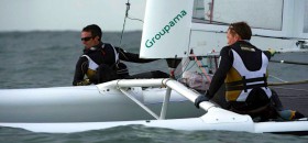 Franck Cammas im C-Klasse-Katamaran
