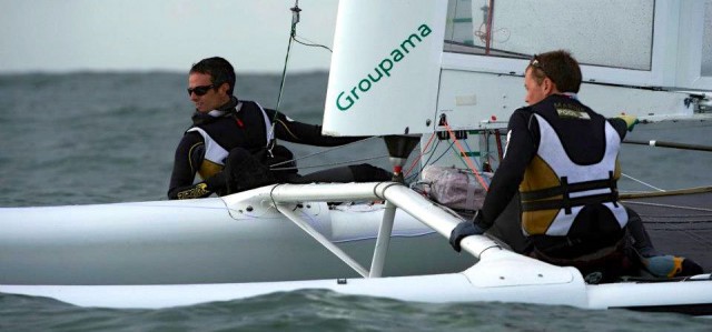 Franck Cammas im C-Klasse-Katamaran
