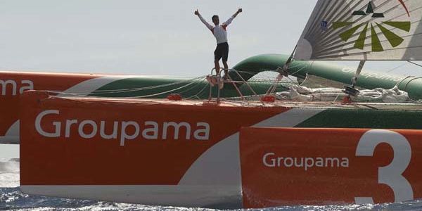 Franck Cammas einhand mit "Groupama 3"