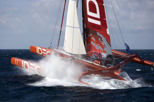 Francis Joyon und sein Trimaran "Idec"