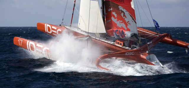 Francis Joyon und sein Trimaran "Idec"