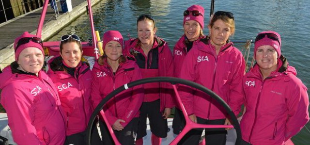 Die erste Sichtungscrew: Klaartje Zuiderbaan, Sam Davies, Jeanne Gregoire, Annie Lush, Carolijn Brouwer, Liz Wardley, Stacey Jackson.
