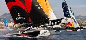 Alinghi hatte zuletzt nur noch unspektakuläre Auftritte bei der Extreme Sailing Series. © Lloyd Images Alinghi bei der Extreme Sailing Series.