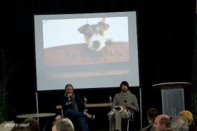 Bastian Hauck (r) und Stephan Boden berichten über ihrer Abenteuer mit Hunden an Bord. © Stephan Röpke Bastian Hauck (r) und Stephan Boden
