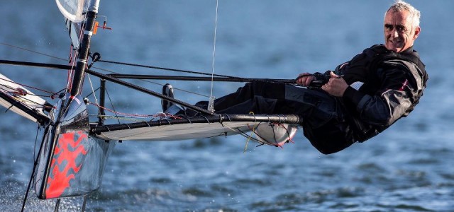 Artemis Steuermann Loick Peyron auf einer Moth