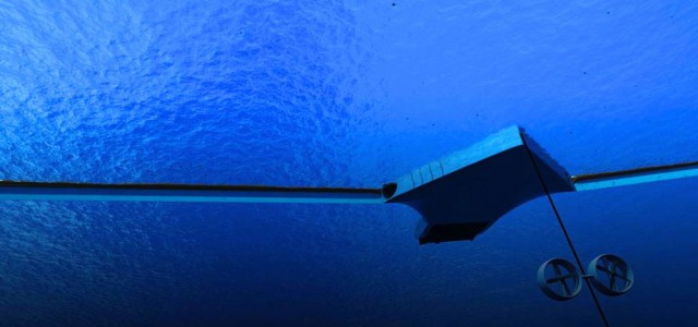 Plastikmüll-Sammler im Meer