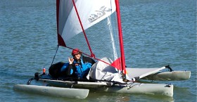Segelkayak, Tret-Antrieb