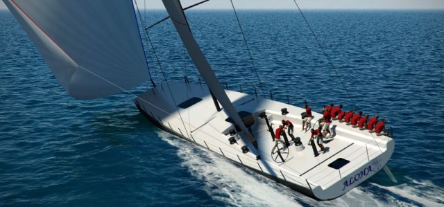 90 Fuß Maxi Scow