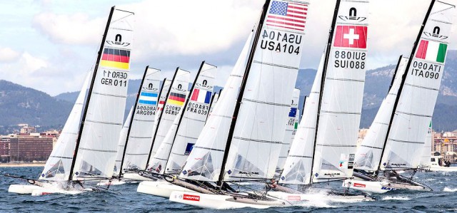 Charlotte Müller und Maximilian Said im Nacra 17