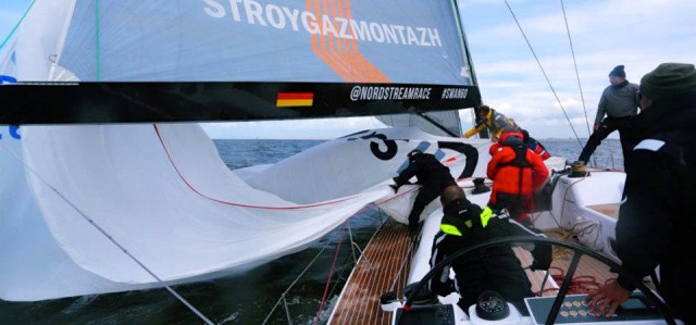 Swan 60 Spinnaker Drop beim German Offshore Challenger