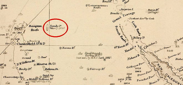 Insel, Bimsstein, Kartografie