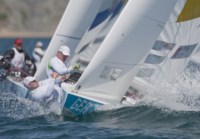 Robert Stanjek und sein Vorschoter Frithjof Kleen während der Wettfahrten bei den Olympischen Spielen in London Segelfish im Chat mit Robert Stanjek