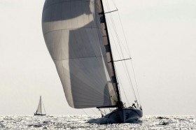 Genuss zum Schluss. Kurz vor dem Ziel kam für das deutsche Duo nach langer Flaute der Wind zurück. © Breschi/Sables Horta 2013 Mathias Müller von Blumencron