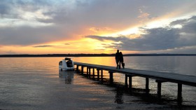 Tja, so schön kann es sein, wenn man abends zu seinem schwimmenden Wohnwagen zurückkommt © sealander sealander