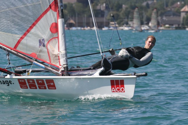 Die beste Frau Catharina Gauda vom Kieler Yacht Club auf Platz 24. Musto Skiff© Sport Consult / Gert Schmidleitner Die beste Frau Catharina Gauda vom Kieler Yacht Club auf Platz 24. Musto Skiff© Sport Consult / Gert Schmidleitner