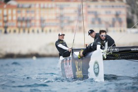 Roman Hagara hatte mit seinem Red Bull Sailing Team das Podium anvisiert - Mission accomplishe © Extreme Sailing Series