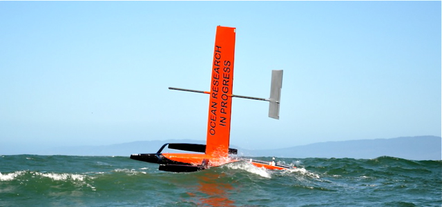 Ganz allein auf dem Pazifik unterwegs: Die Saildrone steuert Gerade Hawaii an © saildrone Unbemanntes Segeln, Segelroboter