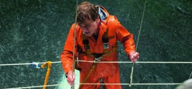 Redford beim Dreh im Wassertank, in dem schon die “Titanic” gesunken ist. © DANIEL DAZA/ROADSIDE ATTRACTIONS Redford