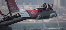 Das Team New Zealand war schon einmal in der Saison 2011 bei der Extreme Sailing Series aktiv. © Lloyd Images TNZ EXSS