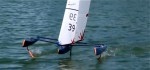 Modellbootsegeln: Foiling mit Mini 40 RC Trimaran