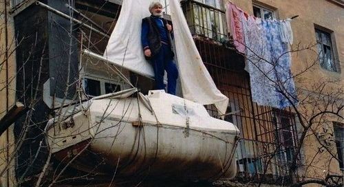 Evgeny Gvozdev, Balkon, Bootsbau