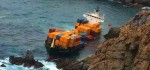 Unglück: Container schwimmen vor Mykonos